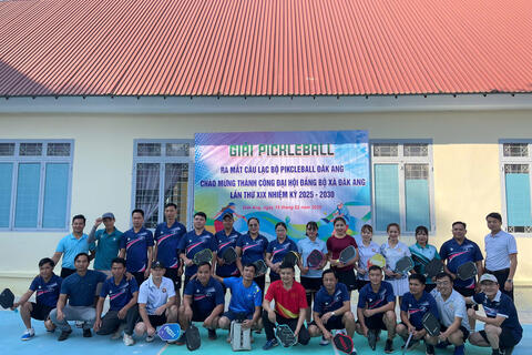 TỔ CHỨC GIẢI VÀ RA MẮT CLB PICKLEBALL